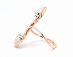 Verlovingsring - 14 karaat Roségoud - 2.11ct. tw. Diamant