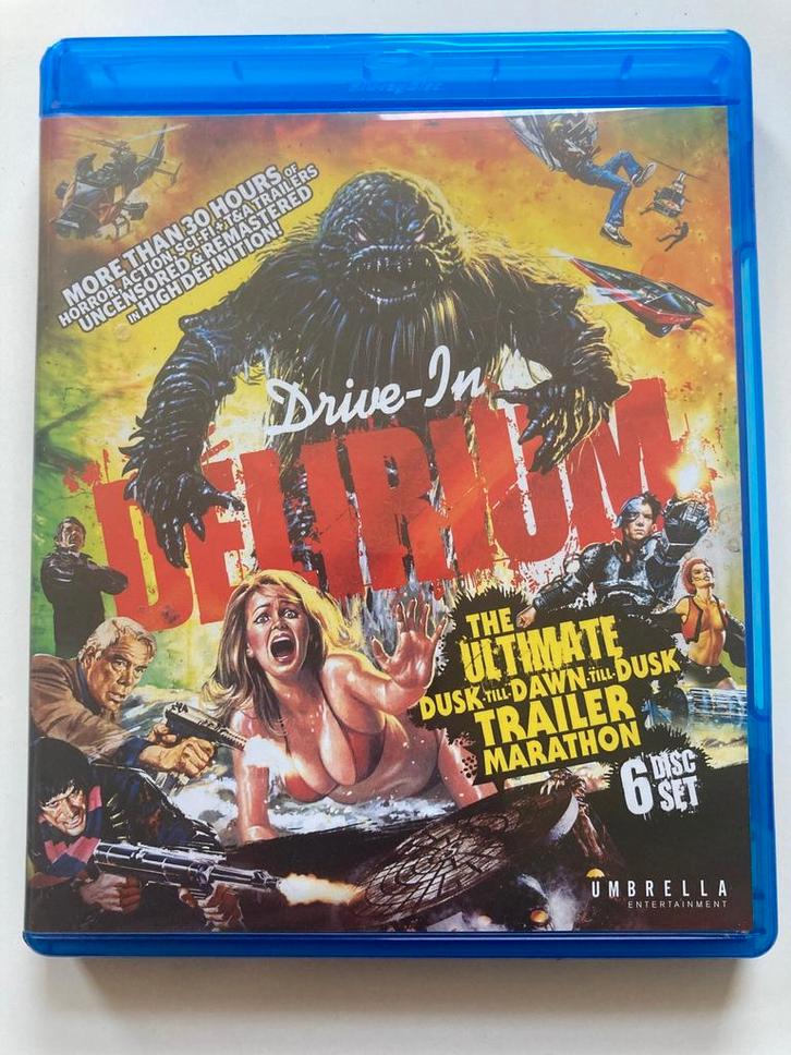 DRIVE-IN DELIRIUM THE ULTIMATE DUSK-TILL-DAWN-TILL-DUSK, Cd's en Dvd's, Blu-ray, Gebruikt