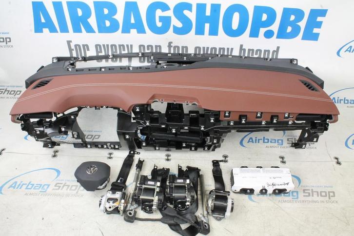 Airbag Tableau bord brun HUD couture blanche Volkswagen ID.4, Auto-onderdelen, Dashboard en Schakelaars