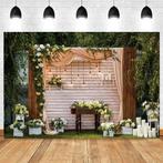 Backdrop Flowerwall polyester 300x200 cm, Hobby en Vrije tijd, Nieuw