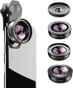 Apexel HD 5-in-1 Lensenset voor iPhone X/XS, Samsung, Hua..., Nieuw, Verzenden