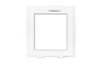 PVC kiep b50xh50 cm Wit, Gevelraam of Ruit, Minder dan 80 cm, Minder dan 80 cm, Nieuw