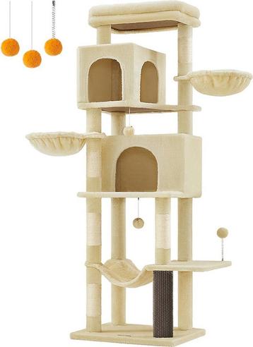 Krabpaal - XL 175 cm hoog - kattenboom - meerdere niveaus - beschikbaar voor biedingen