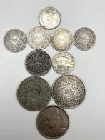 Franse koloniën. Lot de 10 monnaies en argent  (Zonder, Timbres & Monnaies