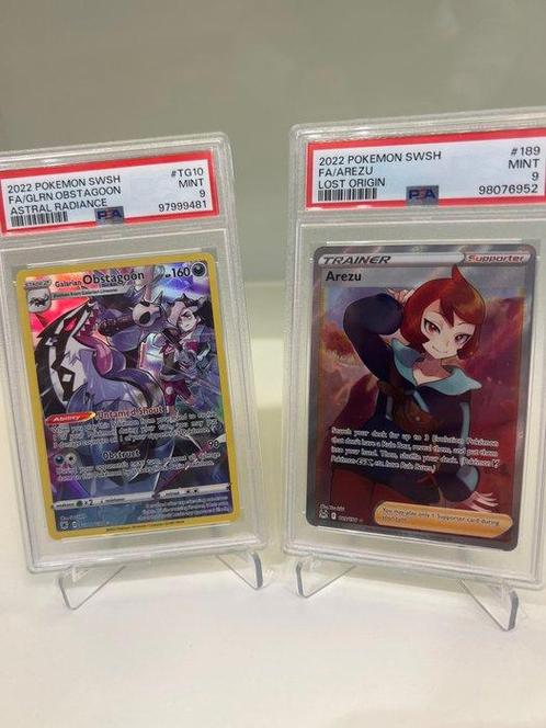 Pokémon - 2 Graded card - PSA 9, Hobby en Vrije tijd, Verzamelkaartspellen | Pokémon