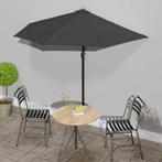 vidaXL Balkonparasol half met aluminium paal 270x144 cm, Tuin en Terras, Verzenden, Nieuw