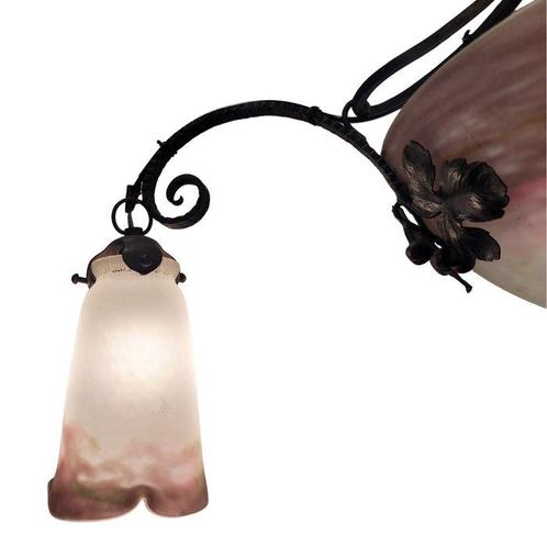 Muller Frères - Plafondlamp - Gietijzer - Art Nouveau-lamp, Antiek en Kunst, Kunst | Designobjecten