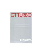 1985 RENAULT 5 GT TURBO BROCHURE NEDERLANDS, Nieuw