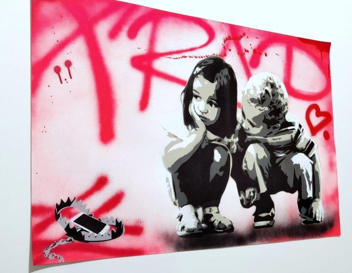 BASM - The trap, Antiek en Kunst, Kunst | Schilderijen | Modern
