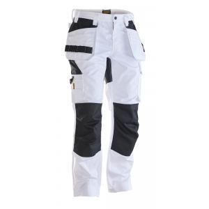Jobman 2325 pantalon dartisan stretch c50 blanc/noir, Doe-het-zelf en Bouw, Overige Doe-Het-Zelf en Bouw