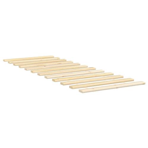 vidaXL Lattes de lit 70x200 cm bois de pin massif, Maison & Meubles, Chambre à coucher | Lits, Neuf, Envoi