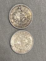 France. Lot of 11 silver coins (1 Franc to 100 Francs)