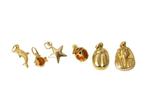 Pendentif - 18 carats Or jaune - collection de 6 charm, Handtassen en Accessoires