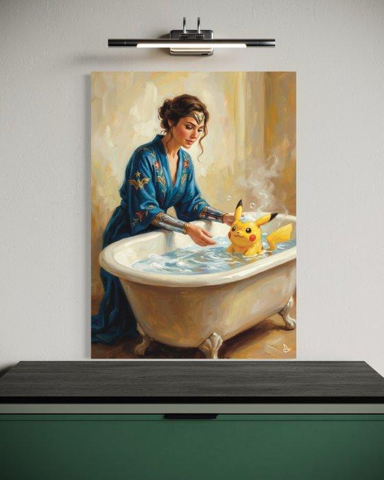 ANDSAL MCMXCI - Wonder Woman & Pikachu Time to Wash Up, Consoles de jeu & Jeux vidéo, Consoles de jeu | Accessoires Autre