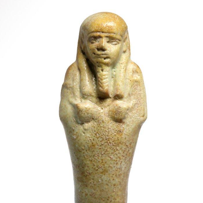 Oude Egypte, late periode Faience Shabti, Antiquités & Art, Antiquités | Autres Antiquités