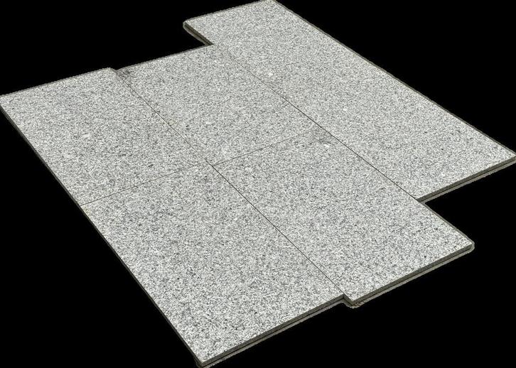 Natuurstenen tegels Mountain White -banen van 30x1,2 cm, Tuin en Terras, Tegels en Klinkers, Terrastegels, Nieuw, 10 m² of meer