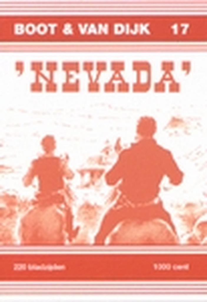 Nevada / Boot & Van Dijk / 17 9789077219430 K. Sparreboom, Boeken, Stripverhalen, Zo goed als nieuw, Verzenden