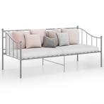 vidaXL Cadre de canapé-lit Gris Métal 90x200 cm, Maison & Meubles, Chambre à coucher | Lits, Neuf, Verzenden