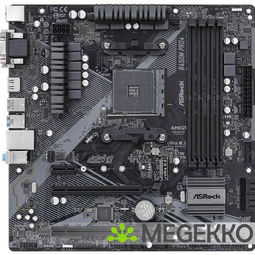 Asrock B450M PRO4 R2.0, Computers en Software, Overige Computers en Software, Nieuw, Verzenden