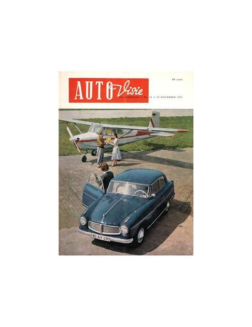 1957 AUTOVISIE MAGAZINE 24 NEDERLANDS, Livres, Autos | Brochures & Magazines