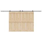 vidaXL Doos met onderdelen voor schuifdeur 427 cm staal, Verzenden, Nieuw