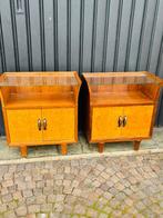 Nachtkastje - Esdoorn - Comodini art deco