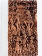 Houtsnijwerk 3D - Bali - Ramayana - Indonesië (Zonder, Antiek en Kunst