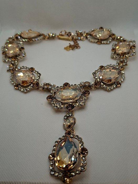 Goud gevuld - Halsketting - Design en Glamour, Antiek en Kunst, Curiosa en Brocante