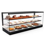 Neutrale Vitrine | LOGIC | Zwart | 3 Niveaus |, Verzenden, Nieuw in verpakking