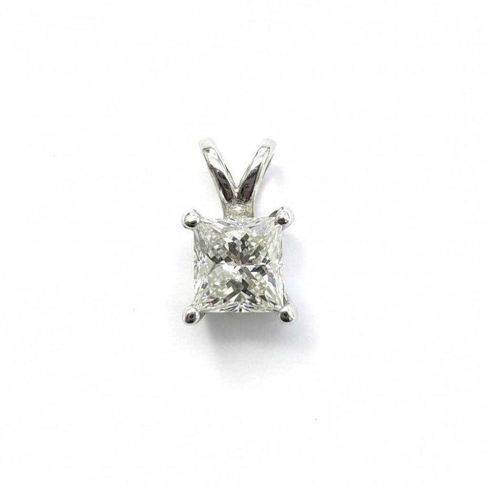 Hanger - 14 karaat Witgoud - 0.97ct. tw. Diamant, Handtassen en Accessoires, Antieke sieraden