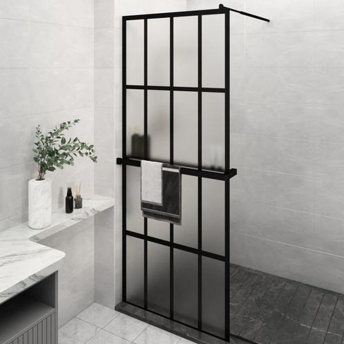 vidaXL Inloopdouchewand met schap 80x195 cm ESG-Glas, Doe-het-zelf en Bouw, Sanitair, Nieuw, Verzenden