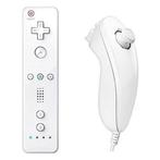 Nieuwe Remote Controller + Nunchuck voor Wii - White, Games en Spelcomputers, Spelcomputers | Nintendo Wii, Nieuw, Verzenden