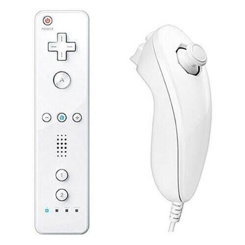 Nieuwe Remote Controller + Nunchuck voor Wii - White, Games en Spelcomputers, Spelcomputers | Nintendo Wii, Verzenden
