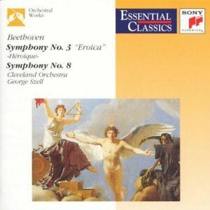 Beethoven: Symphony No. 3 (Eroica) / Symphony No. 8 DVD, CD & DVD, CD | Autres CD, Envoi