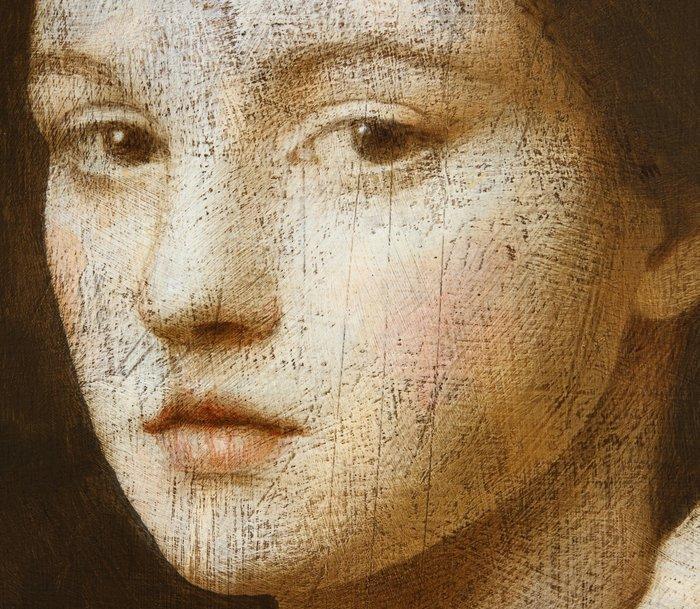 Michal Lukasiewicz - Woman With Her Pet II, Antiquités & Art, Art | Peinture | Moderne