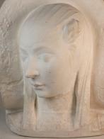 Figuur - Bust of a young lady - Gips, Antiek en Kunst