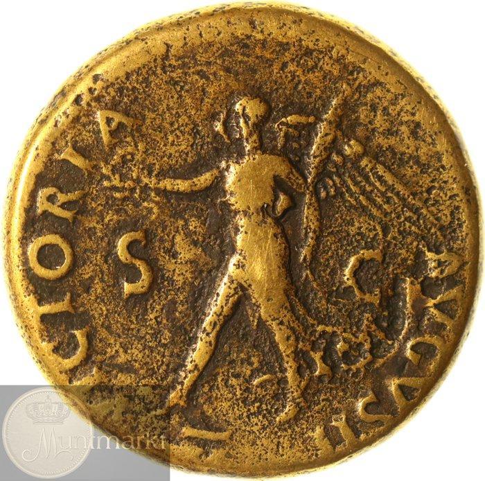 . Romeinse Rijk Nero (54-68 n.Chr.). Dupondius n.d. (ca. 64, Postzegels en Munten, Munten | Nederland