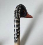 Vintage Wandelstok - Hout - Eend