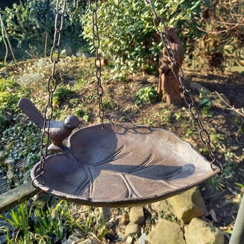 Vogelbad - Voederplaats - 33 cm - Gietijzer, Antiek en Kunst, Curiosa en Brocante