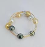 Armband - 18 karaat Geel goud, Witgoud, Roségoud, Zuidzee, Nieuw
