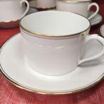 Signé F. Legrand & Cie - Tafelservies (19) - Dun goudlintje,