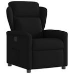 vidaXL Fauteuil verstelbaar stof zwart, Verzenden, Nieuw