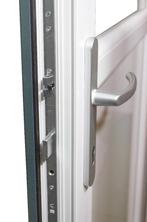 PVC Deur Premium Plus b98xh215 cm vol glas antraciet, Doe-het-zelf en Bouw, 80 tot 100 cm, 215 cm of meer, Nieuw, Ophalen of Verzenden