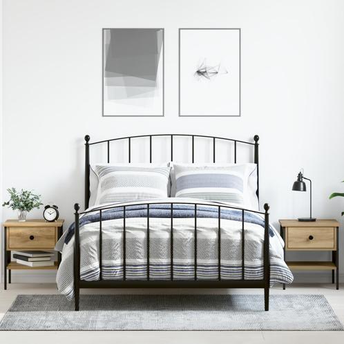 vidaXL Nachtkastjes 2 stuks Artisan Eiken 40x42x45 cm, Huis en Inrichting, Slaapkamer | Nachtkastjes, Nieuw, Verzenden