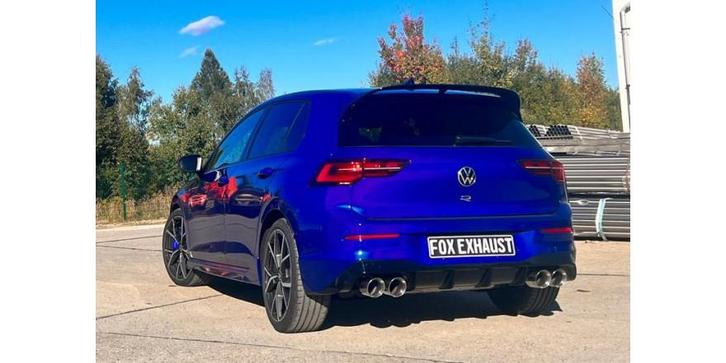 FOX VW Golf 8 R eindpijpen rechts/links - 2x100 type 25 rech, Auto-onderdelen, Uitlaatsystemen, Nieuw, Verzenden