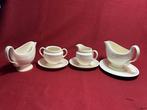 Wedgwood - Sauskommen / Melk en Suiker met onderbord -