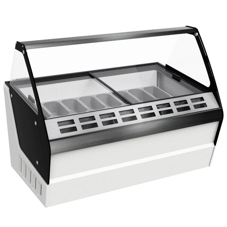 Schepijsvitrine | HAWAII | Energiezuinig | 630L | 16x 5L |, Articles professionnels, Horeca | Équipement de cuisine, Envoi