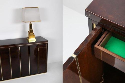 Aldo Tura - Aldo Tura - Crédence - Laiton, vernis de peau de, Antiek en Kunst, Kunst | Designobjecten