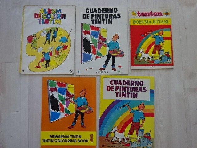 Hergé - 17 Set van 17 tekenboekjes uit 6 verschillende, Boeken, Stripverhalen