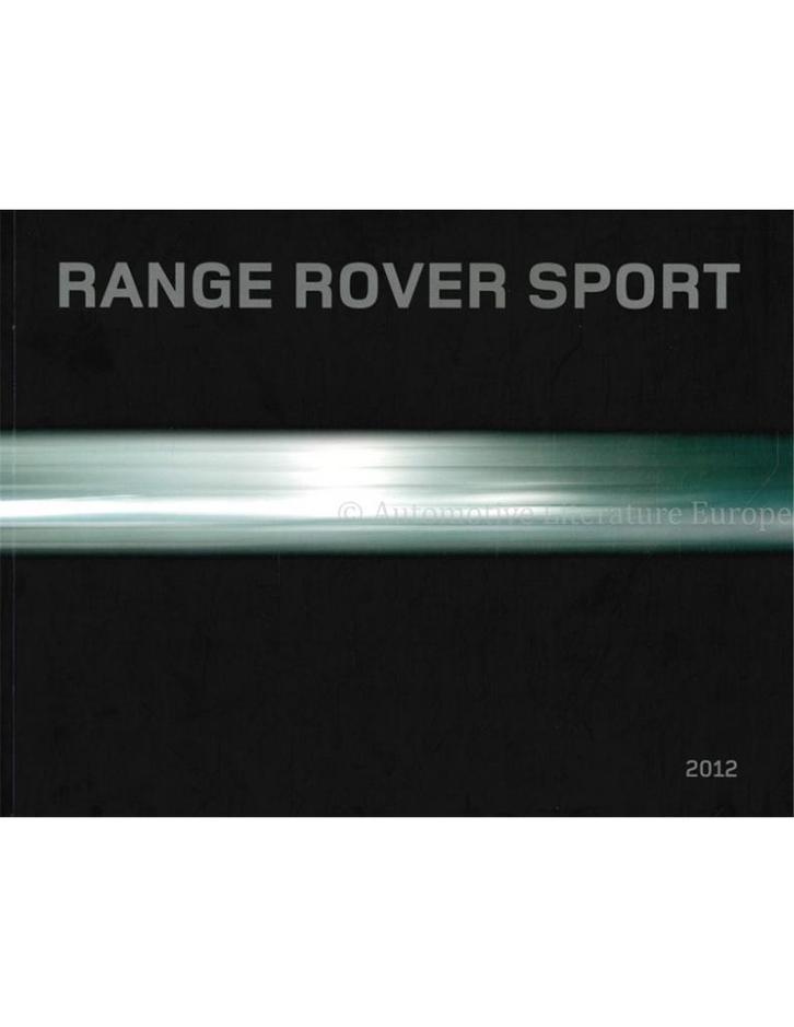 2012 RANGE ROVER SPORT BROCHURE NEDERLANDS, Boeken, Auto's | Folders en Tijdschriften